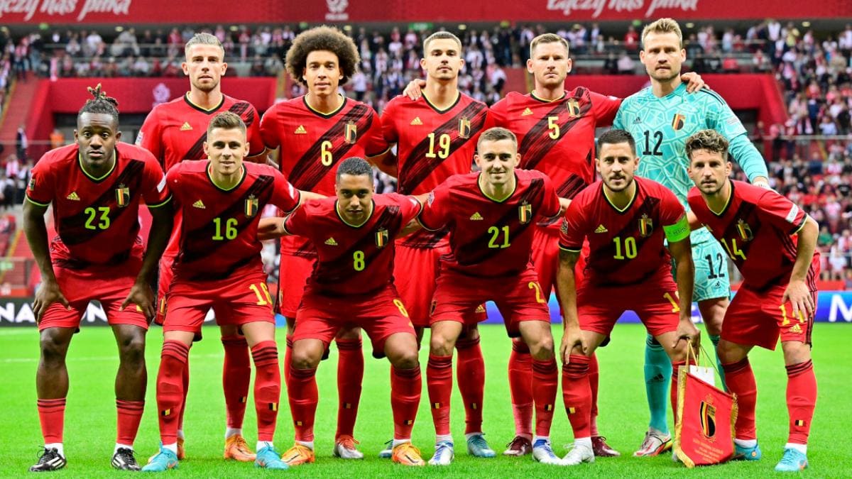 foto do time para Bélgica