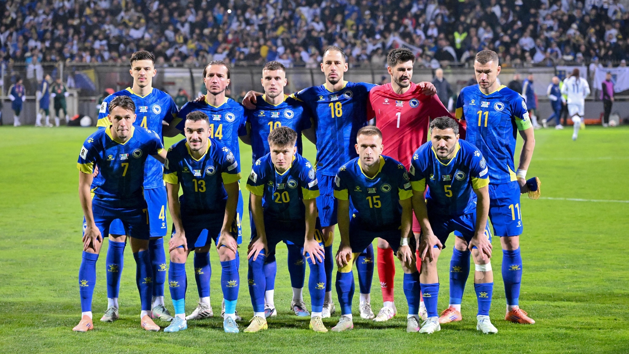 foto do time para Bósnia