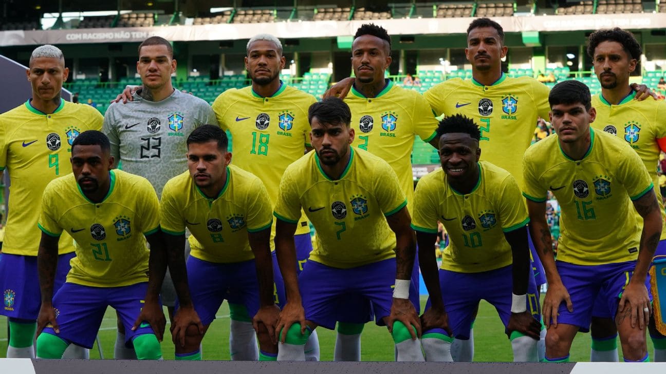 foto do time para Brasil