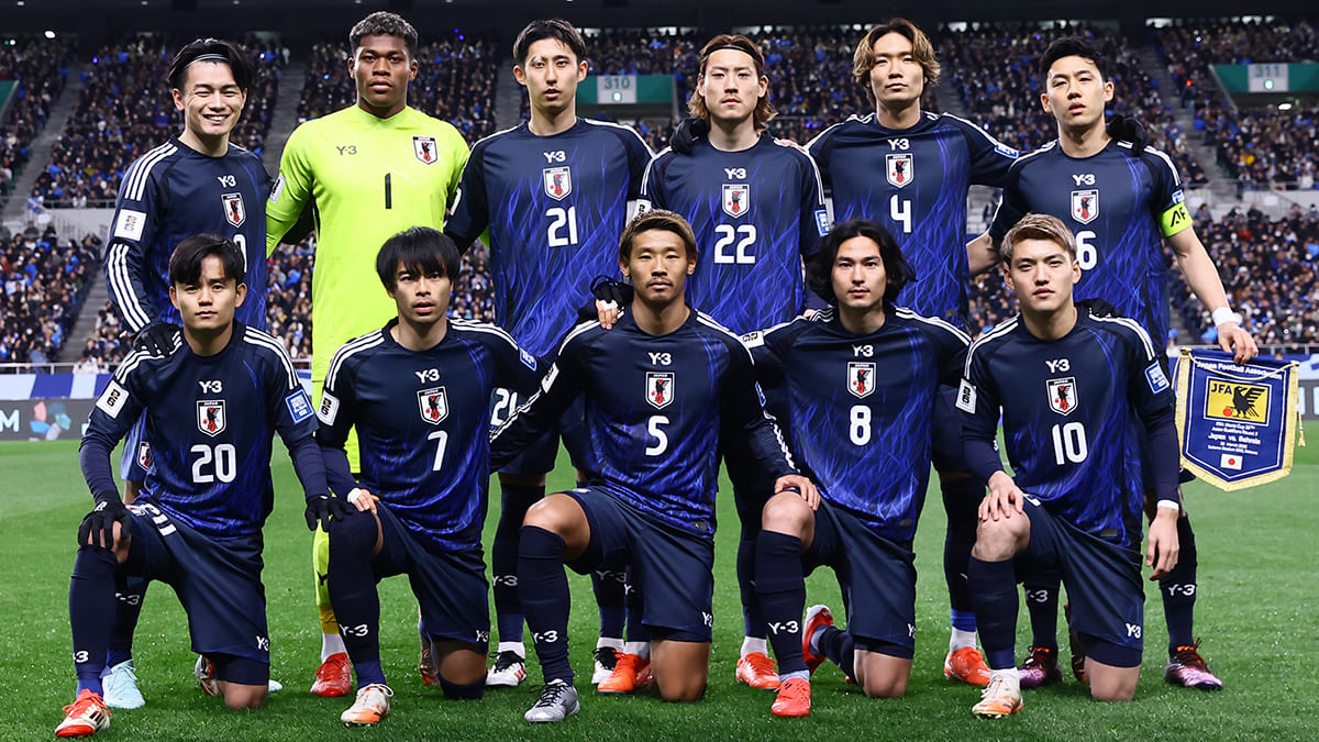 foto do time para Japão