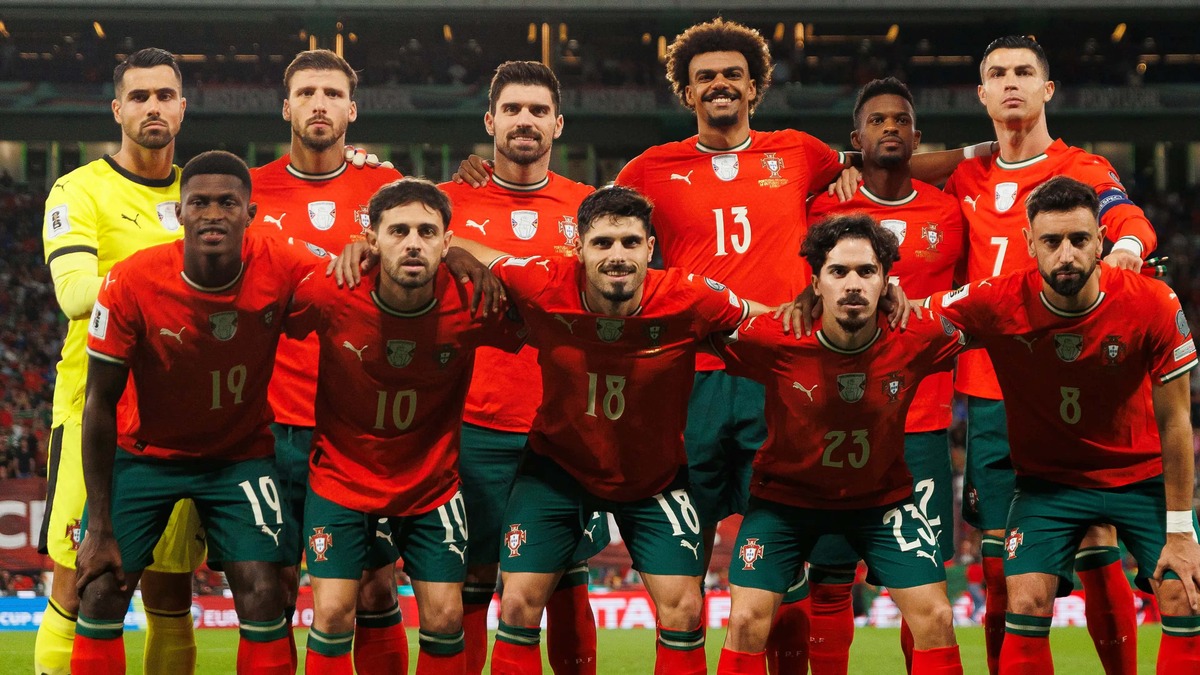 foto do time para Portugal