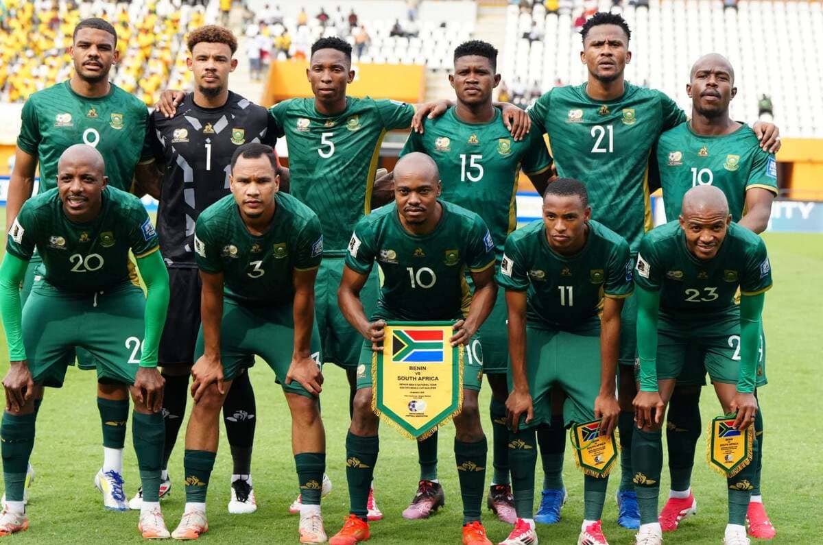 foto do time para África do Sul